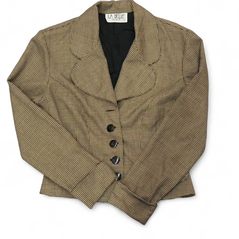 Vintage Houndstooth Blazer